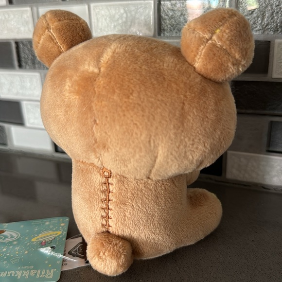 🪐San-X RILAKKUMA HOLDING PLANET Sitting Plush 5”Kawaii / Limited Edition NEW🪐 - Picture 10 of 16